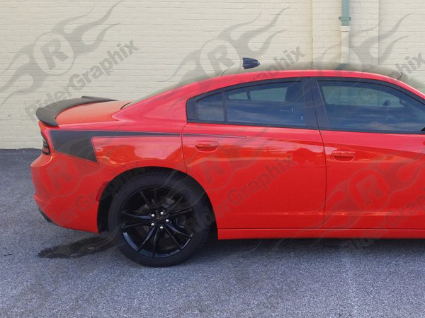 2015 - Up Dodge Charger Hockey Style Quarter Panel Stripe Kit