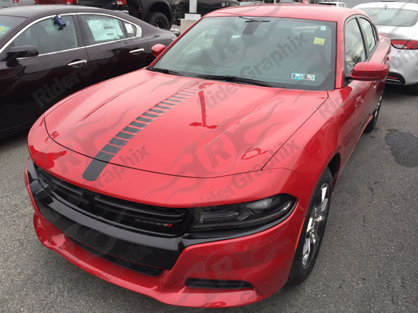 2015 - up Dodge Charger Center Accent Hood Graphics