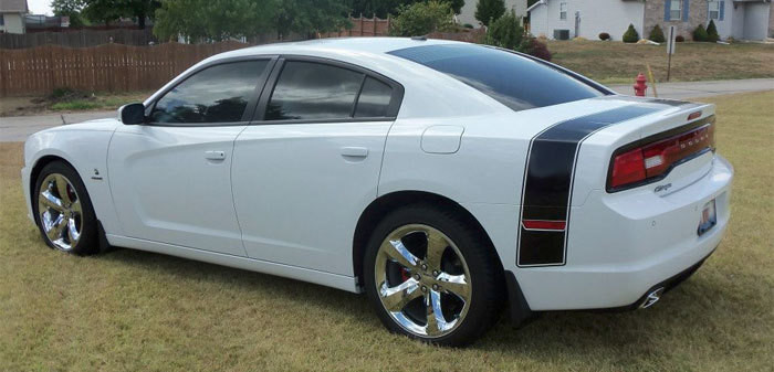 2011 - 2014 Dodge Charger Extended Super Bee Tail Stripes