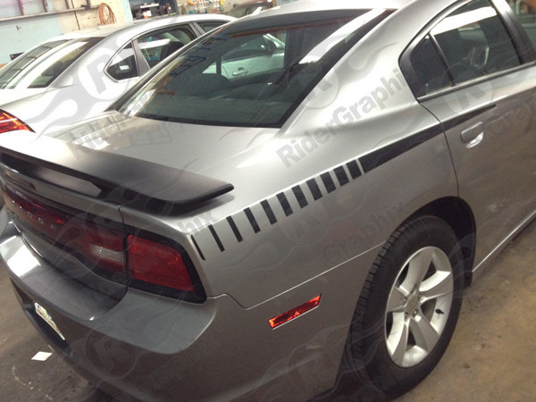 2011 - 2014 Dodge Charger Daytona Style Rear QP Decals