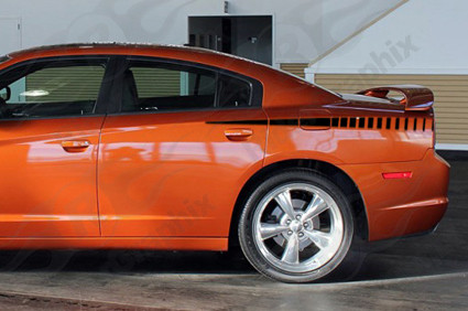 2011 - 2014 Dodge Charger Daytona Style Rear QP Decals