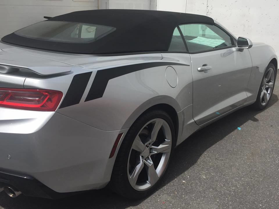 2016 - up Camaro Rear Quarter Accent Stripes