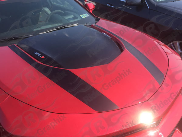 2017 - up Camaro ZL1 Hood Spear Accent Stripe