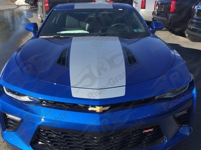 2016 - 2018 Camaro Coupe Factory Style Wide Center Rally Stripes