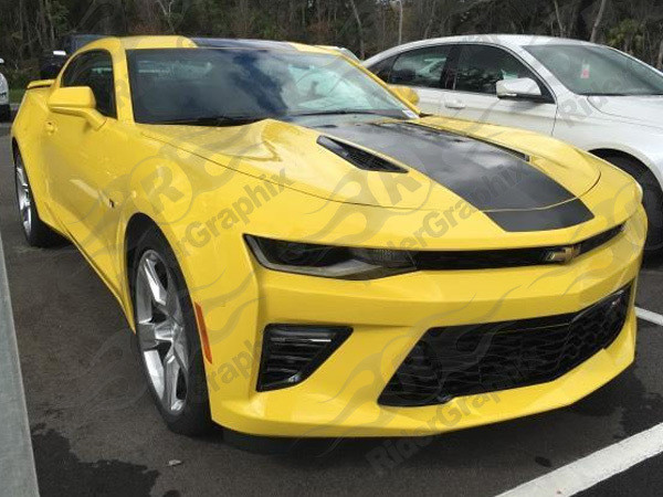 2016 - 2018 Camaro Coupe Factory Style Wide Center Rally Stripes
