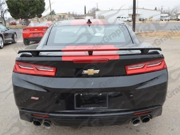 2016 - 2018 Camaro Coupe Factory Style Wide Center Rally Stripes