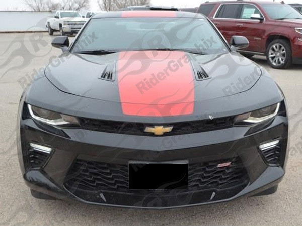 2016 - 2018 Camaro Coupe Factory Style Wide Center Rally Stripes
