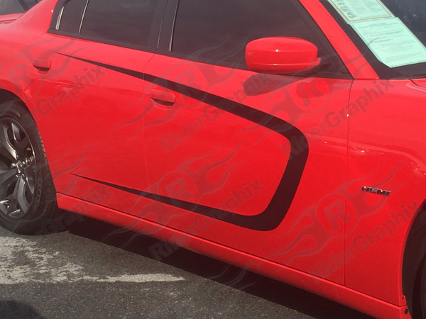 2015 - Up Dodge Charger Standard Side Scallop Graphics