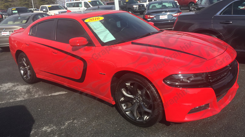 2015 - Up Dodge Charger Standard Side Scallop Graphics