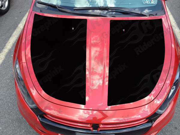 2013 - 2016 Dodge Dart Dart Hood Blackout Stripe Kit