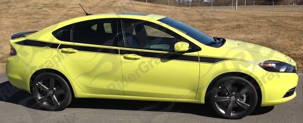 2013 - 2016 Dodge Dart Full Upper Bodyline Stripe Kit