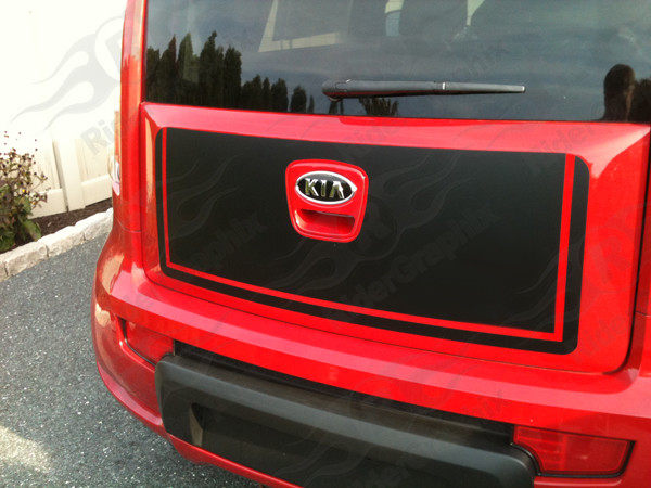 2009-2013 Kia Soul Trunk Decal Kit