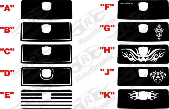 2009-2013 Kia Soul Trunk Decal Kit