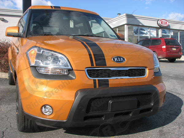 2009-2013 Kia Soul Offset Style Rally Stripe Kit