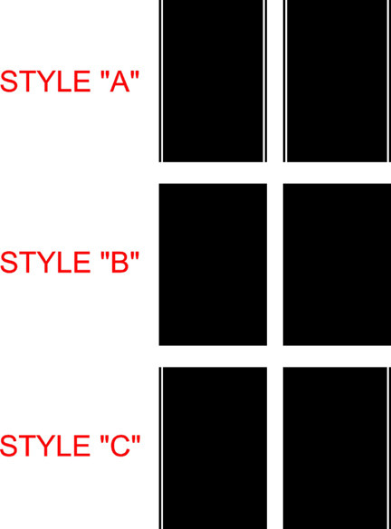 2009-2013 Kia Soul Dual Rally Stripe Kit