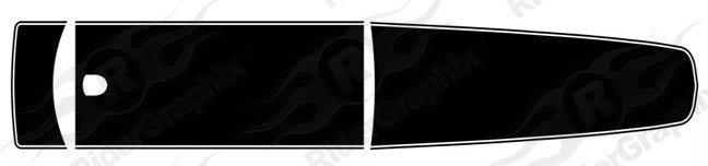 2009 - 2010 Pontiac Solstice Coupe Stripe Kit