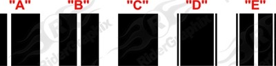 2007 - Up Jeep Gladiator JT  Wrangler Rally Hood Decal JK JKU JL JLU JT