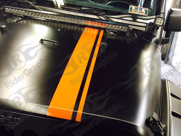 2007 - Up Jeep Gladiator JT  Wrangler Rally Hood Decal JK JKU JL JLU JT