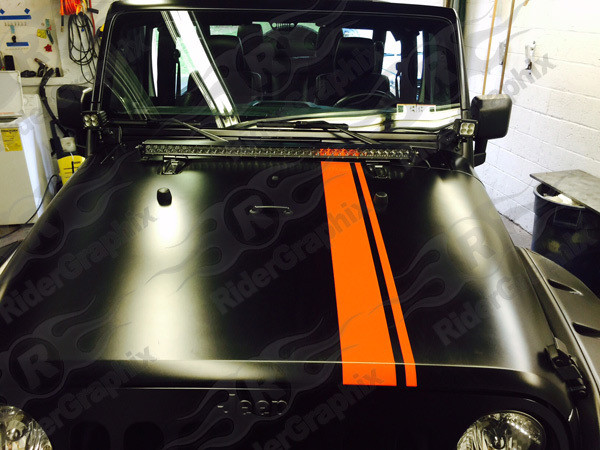 2007 - Up Jeep Gladiator JT  Wrangler Rally Hood Decal JK JKU JL JLU JT