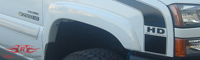 2003 - 2006 Chevrolet Silverado Retro Camaro SS Style Hockey Stick Stripe Kits