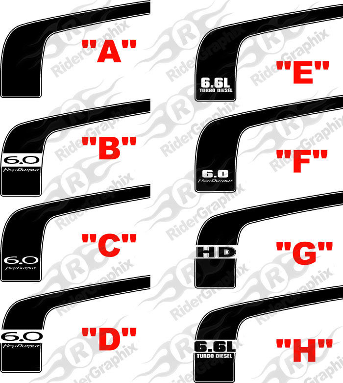 2003 - 2006 Chevrolet Silverado Retro Camaro SS Style Hockey Stick Stripe Kits