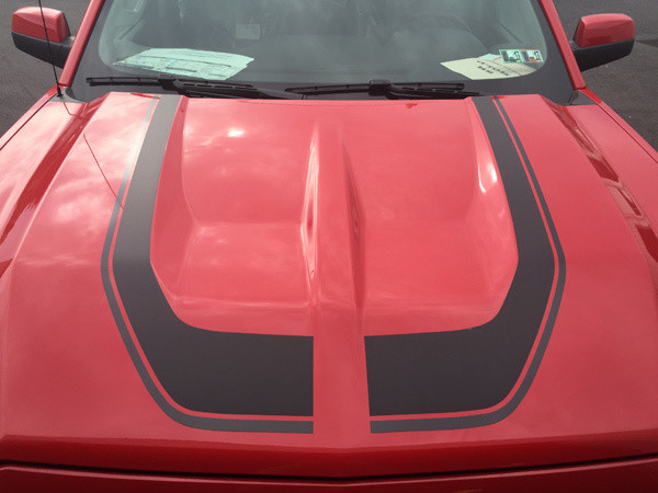 2016 - 2018 Up Silverado 1500 Rally Edition Style Hood Stripe