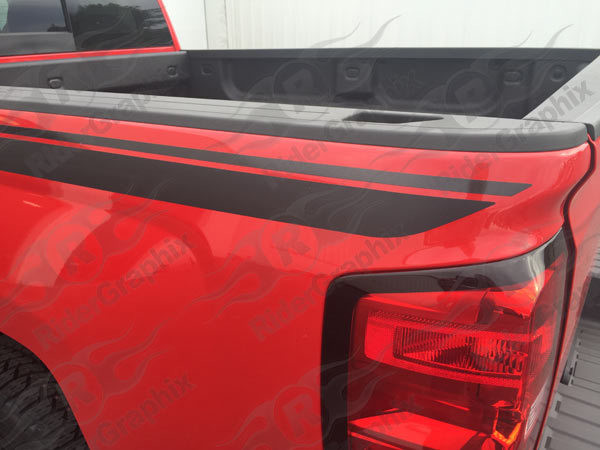 2014 - 2018 Silverado 1500 Rally Edition Style Side Hockey Stripes