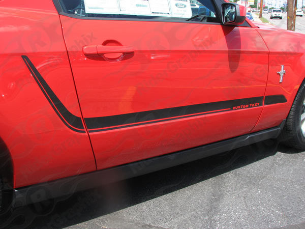 2010 - 2014 Ford Mustang Lower Side Accent Stripes