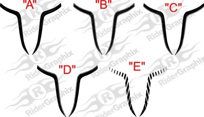 2015 - up Dodge Challenger SRT Hellcat RT GT Hood Spear Graphics