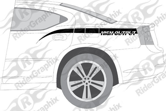 2006 - 2010 Charger Over/Under Stinger Q.P. Stripe Kits