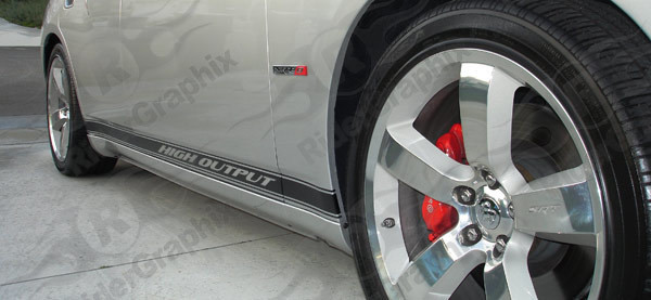 2006 - 2010 Charger Rocker Panel Stripe Kits