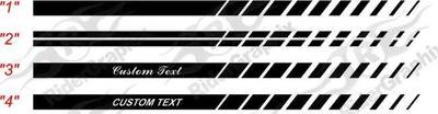 2006 - Up Charger Daytona Style Strobe Rocker Panel Stripe