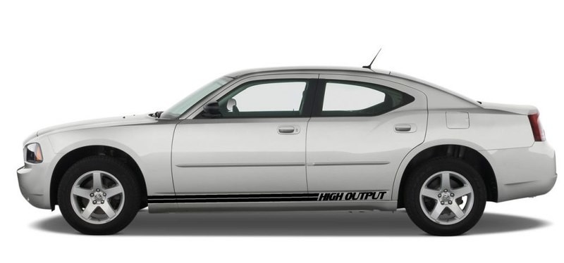 2006 - 2010 Charger Rally Style Rocker Panel Stripe Kits