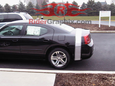 2006 - 2010 Charger Retro Bumble Bee Tail Stripe Kit