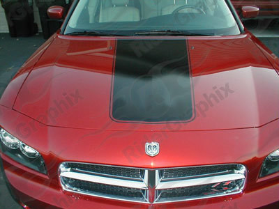 2006 - 2010 Charger Retro Tapered Hood Decal