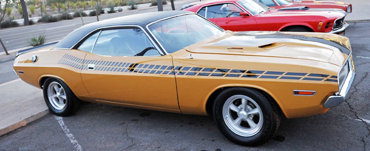1970 - 1974 Dodge Challenger 1971 &quot;R/T&quot; Style Side Stripe Kit