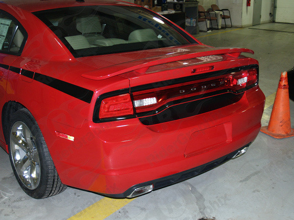 2011 - 2014 Charger Trunk Blackout Decal Kit