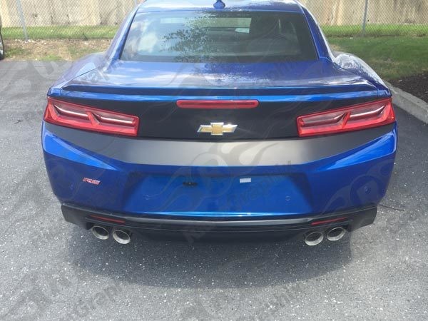 2016 - 2018 Chevrolet Camaro Rear Trunk & Bumper Combo Blackout Decals kit