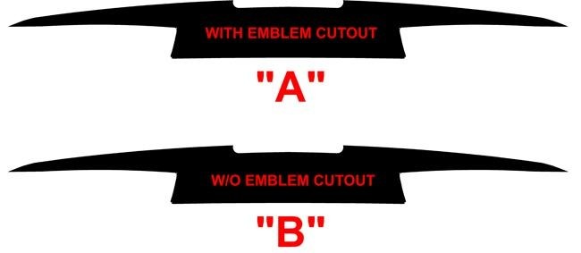 2016 - 2018 Chevrolet Camaro Extended Rear Trunk Blackout Decals kit