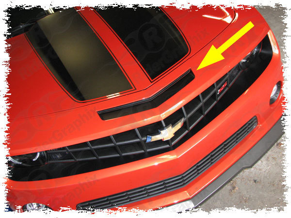 2010 - 2013 Chevrolet Camaro SS Intake Blackout Decal kit