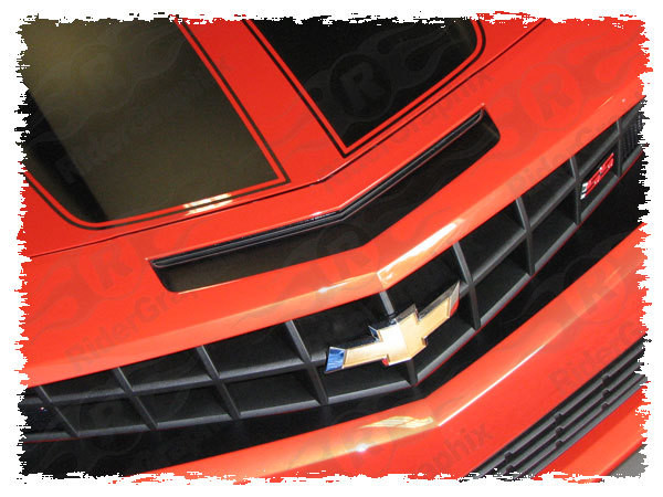 2010 - 2013 Chevrolet Camaro SS Intake Blackout Decal kit
