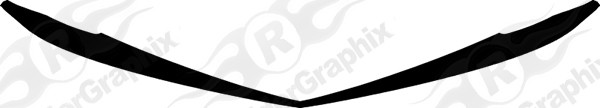 2010-2013 Chevrolet Camaro Front Fascia/Grill Blackout Decal kit