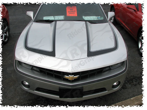 2010 - 2015 Chevrolet Camaro Hood Accent Stripes Style #1