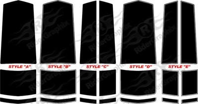 2010 - 2015 Chevrolet Camaro LS/LT/SS Center Hood &amp; Trunk Combo Stripes