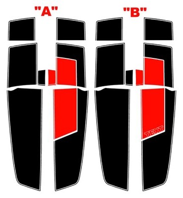 2010 - 2015 Chevrolet Camaro 45th Anniversary Style Rally Stripe Kit