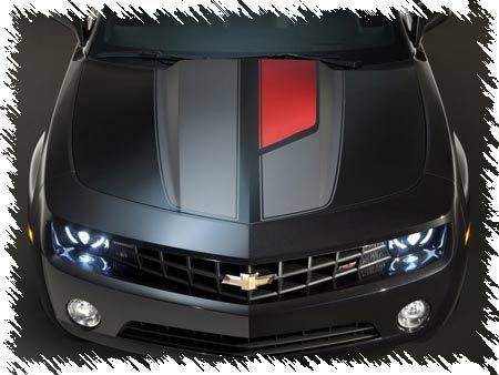 2010 - 2015 Chevrolet Camaro 45th Anniversary Style Rally Stripe Kit