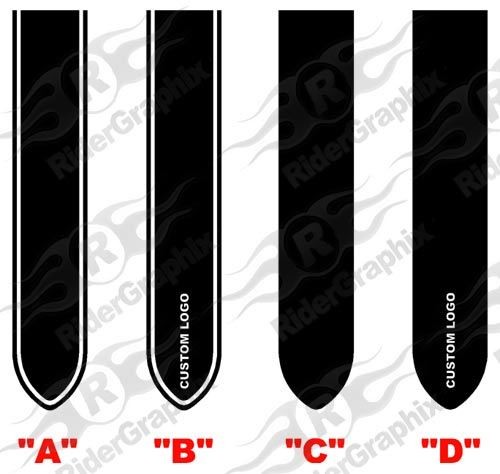 2008 - Up Dodge Challenger "Yellow Jacket Concept" Hood Decal Kit
