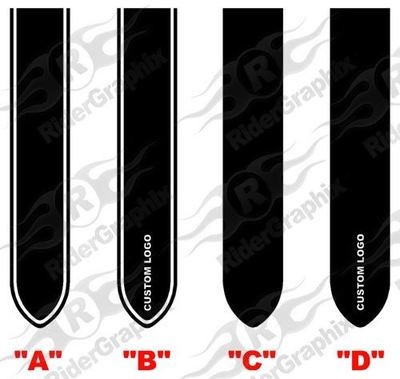 2008 - Up Dodge Challenger "Yellow Jacket Concept" Hood Decal Kit