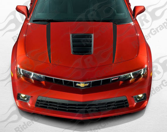 2014 - 2015 Camaro SS / Z/28 Hood Spear Graphics