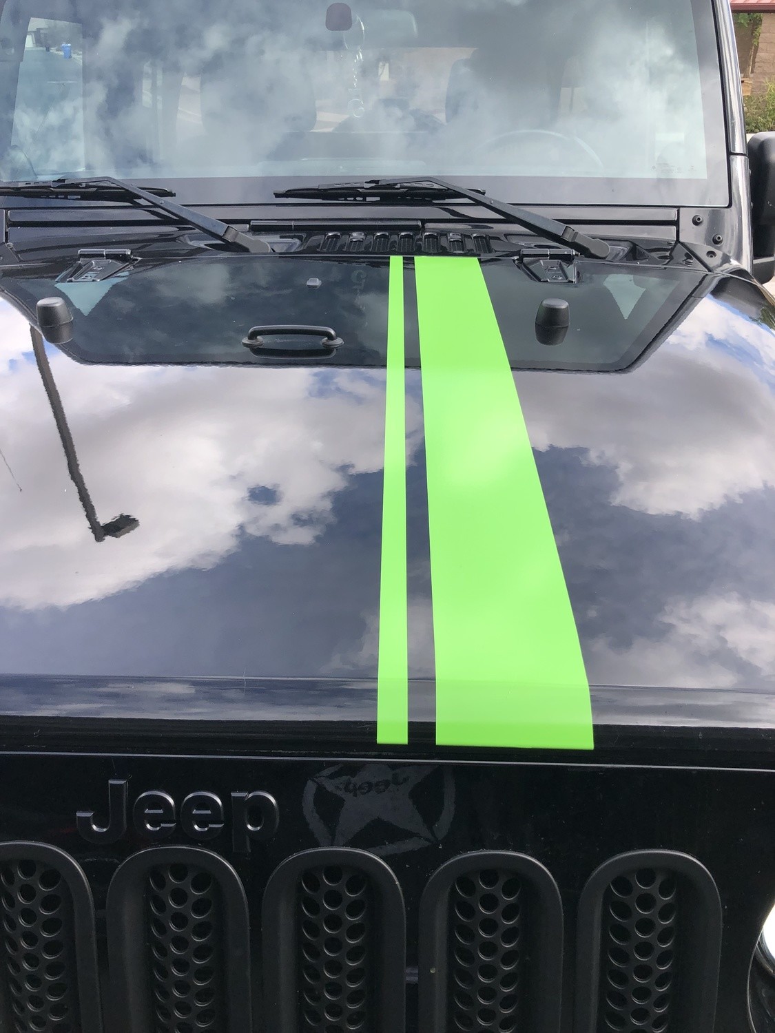 2007 - Up Jeep Gladiator JT  Wrangler Rally Hood Decal JK JKU JL JLU JT